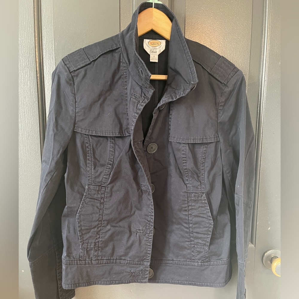 Casual Stretch Cotton Blazer